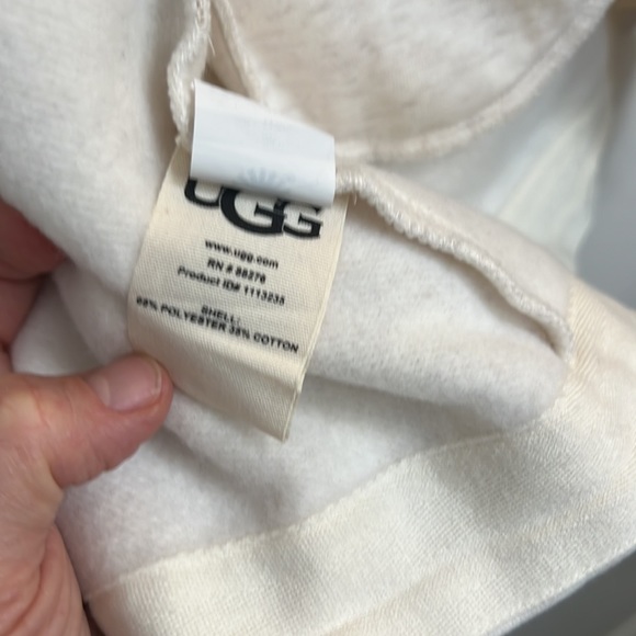 Ugg Open Front Cardigan Cream - Picture 3 of 3